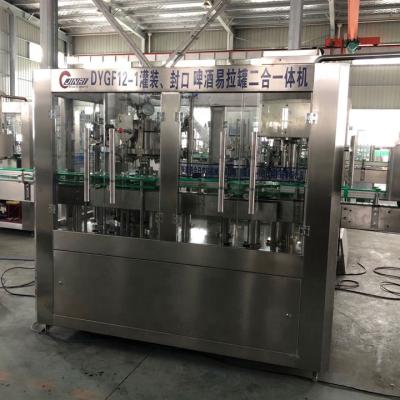 China Beverage Can Automatic Beverage Filling And Sealing Machine for sale