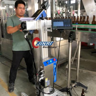 China Factory beer glass bottle laser date printer machine for sale