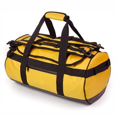 China Large Capacity Designer Travel Luggage Bags Waterproof Shoulder Yellow Bags For Travel for sale