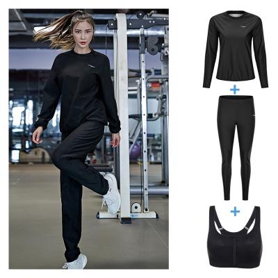 China 2021 New Fashionable Fitness Clothing Set Manufacturer New Full Body Breathable Fitness Women Workout Suit for sale