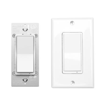 China Zwave plus OEM ODM USA standard smart home light switch remote with ZW30S wall mounted wireless 3 way switch for sale