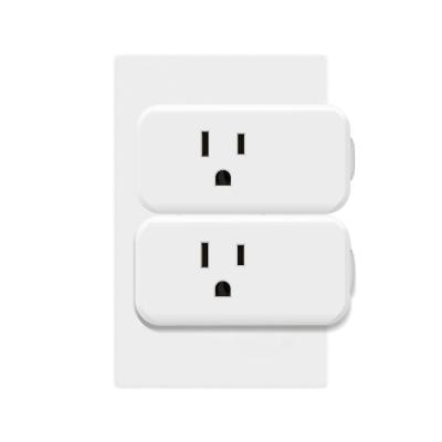 China Z-Wave Mini Size Sockets And Switches Wall Outlet Luxury Smart Timing Electric Smart Work With Alexa And Google Auxiliary Smart Plug for sale