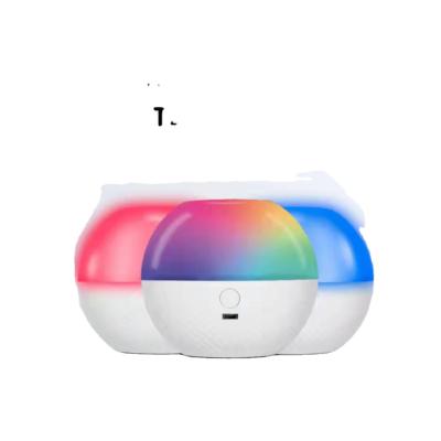 China Large capacity minimalist portable light portable remote color changing night lamp table light led projector night light for sale