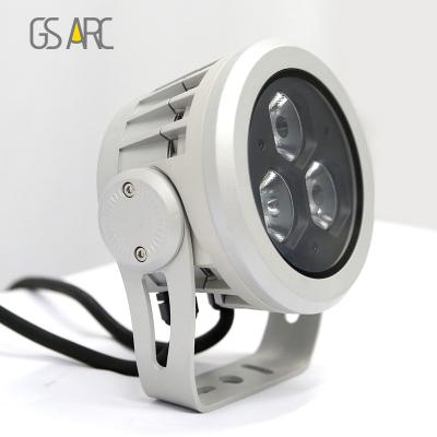 China GSARC IP66 IK08 RGB theme park architectural led flood light for outdoor commwrcial building lighting for sale