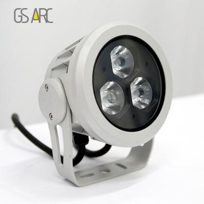 China Outdoor Project GSARC Theme Park IP66 IK08 RGBW Lighting Commercial Led Flood Light Landscape Lighting for sale