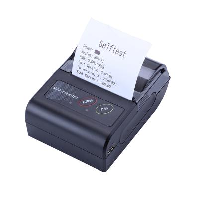 China Black and White Wireless Blue Tooth 4.0 Mini Thermal Ticket Receipt Printer MPT-II for sale