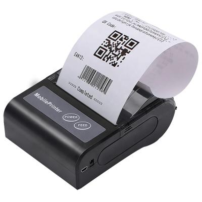 China 80mm Thermal Receipt Printer Portable Mini Wireless Thermal Printer USB Receipt Bill Ticket Position Black and White Printing for IOS Android Windows for sale