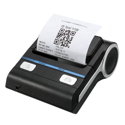 China 3Inch Black And White High Quality Wireless Portable Thermal 80mm Ticket Receipt Printer for sale