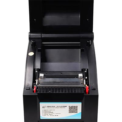 China 3 Inch 80mm USB High Quality Black and White Desktop Thermal Barcode Sticker Label Printer for Logistics Shipping for sale