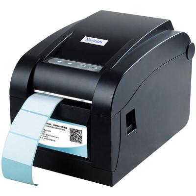 China XP-350B thermal sticker receipt barcode shipping label printer 80mm black and white high quality adhesive for sale