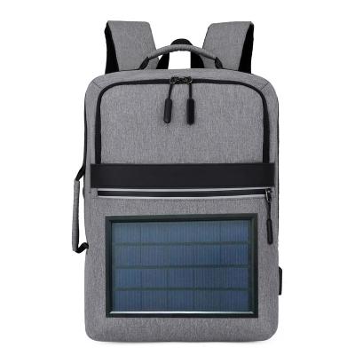 China travel bagpack solares panel usb bags smart mochila outdoor camping solar backpack with solar charger for sale