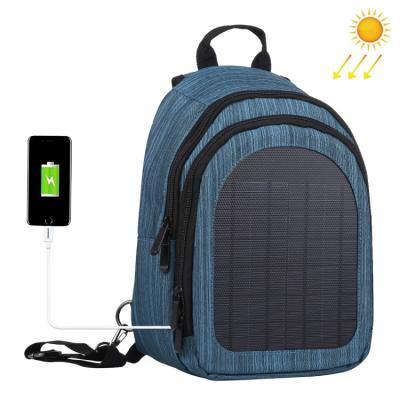 China Waterproof Material Drop Shipping HAWEEL 5V Solar Panel Power Single Shoulder Backpack Tablet Backpack School Bag Double Outdoor Backpack for sale