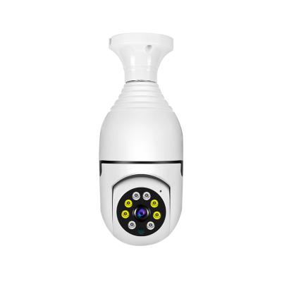 China Human Motion Tracking Bulb Plug Wifi Camera Pan Tilt Wireless Full-HD 1080P Waterproof Home Surveillance Camera for sale