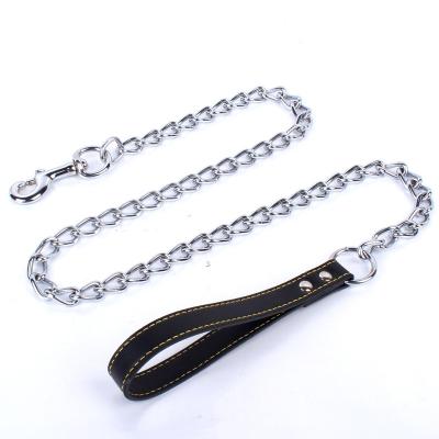 China Strong Lights JINDA Luxury Super Quality Dog Leash Stainless Steel Pet Leashes Pursue Leashes Dog Chain for sale