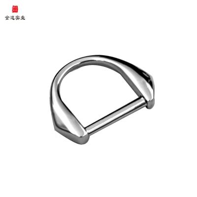 China Fashion nickel 17.9 mm *18.1 mm factory direct sales fashion various design D-ring for sale