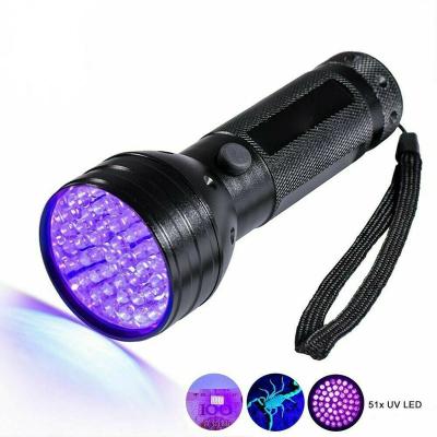 中国 Amazon  Pet Urine	Portable LED Flashlight 395nm Led UV Black Light Flashlight 販売のため