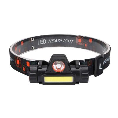 China Motorcycles Outdoor LED Headlamp Removeable With XPE COB Floodlight   Rechargeable Battery en venta