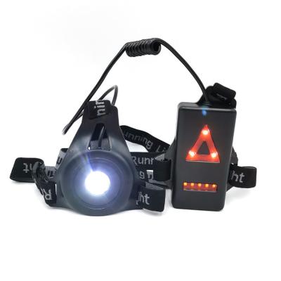 중국 USB  Rechargeable LED Warning Light Adventure Bright Waterproof Safety Night Chest Warning Light 판매용