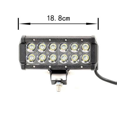 China dc 12 volt 36W Auto Led Light Bar flood beam with 50000 hours work life for sale