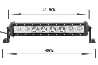 Chine 80 le guide optique mené des véhicules à moteur IP67 de pouce 80W du watt 18 imperméabilisent la lumière du travail 5600LM à vendre