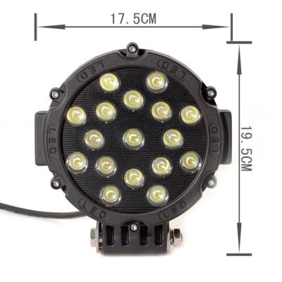 中国 高い発電の 51W によって導かれる仕事はトラック 3315Lm のために 12 ボルトによって導かれるドライビング・ライトをつけます 販売のため