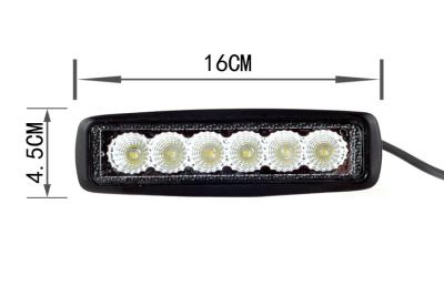 China High Lumen 18 W 6.5 Inch Led Tractor Work Lights Off Road Lights 6000K CCT for sale