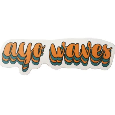 China No Glue And Repositioning Easy To Peel Off Waterproof Sticker Die Cut Sticker Waterproof Sticker Logo for sale