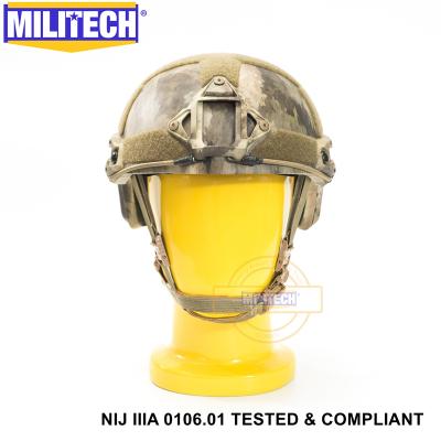 China Twaron Aramid MILITECH NIJ IIIA AU 0106.01 ATACS FAST OCC Liner High Cut Aramid Ballistic Helmet With 5 Years Warranty for sale