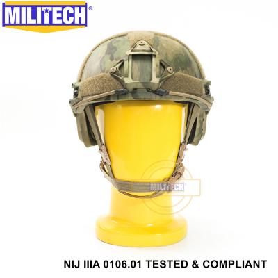 China Twaron Aramid MILITECH NIJ IIIA 0106.01 ATACS FG Pile Construction Liner FAST High Cut Aramid Ballistic Helmet With 5 Years Warranty for sale