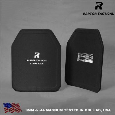 China UHMWPE Raptor Tactical Single Curve Bulletproof Plates 11x14 NIJ 3A IIIA Ballistic Armor Panel Pair Set Ballistic Shield for sale