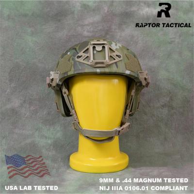 China Size L/XXL NIJ 3A 0106.01 Wendy EXFIL SL Multicam Aramid Ballistic Helmet Twaron Aramid Raptor Tactical Air EPIC High Cut Style for sale