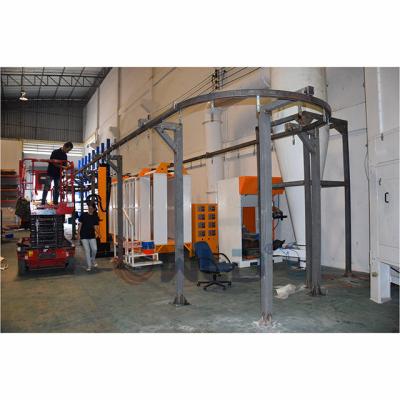 China Machinery Repair Shops Electrostatic Powder Coating Production Lines Powder Coating Line China Supplier for sale