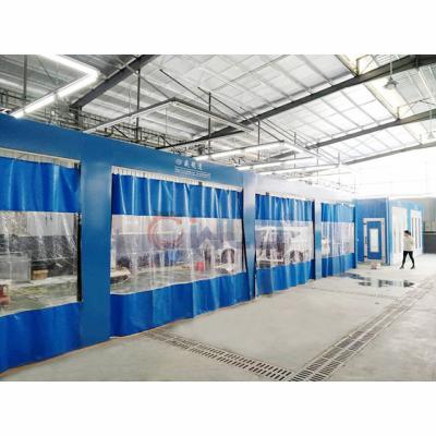 China WOULD-PS-B3 Car Sanding Station Prep Station Spray Booth Paint Prep Area L7500*W3550*H3480mm (CE) for sale