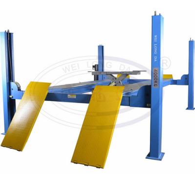 China WOULD-440D 4 Post Car Lift (Special for Wheel Aligner) 4720*3164mm for sale