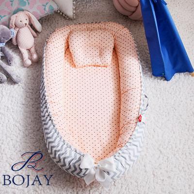 China Home Bojay 100% Cotton Carry Cribs Infant Sleeping Nest Portable Sink Newborn Baby Sofa for sale