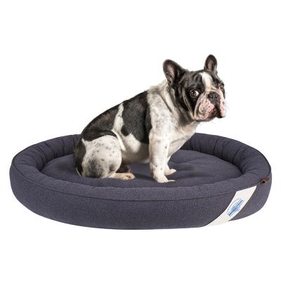 China Hot Selling Function LS Breathable Energetic Friends Anti Bacterial Oval Sitting Playing Cat Pet Dog Bed For All Seasons for sale