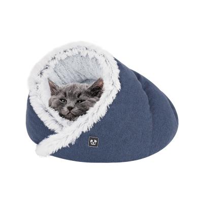 China New Design Luxury Breathable Energetic Waterproof Plush Fabric Reversible Friends LS Cushion Pillow Cuddle Cat Cave House for sale