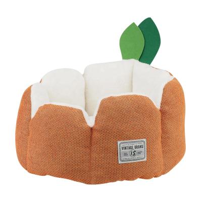 China Puppy and Kitten Fruit Pet Bed Oranges Stocked Friends Energetic Wholesale Cute Novelty Shape for sale