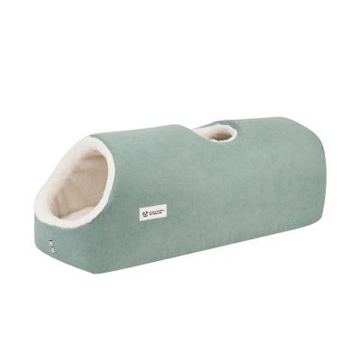 China LS Breathable Energetic Friends Plush Pet Bed Cat Tunnel Funny Semi Narrow Luxury House With Anti Slip Bottom For Winter for sale