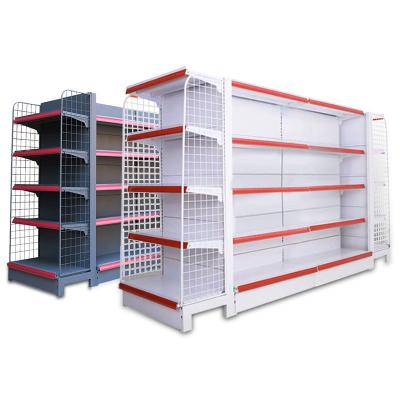 China China Factory Supermarket Rack Equipment Wholesale Double Sided Gondola Display Shelving Racking for sale