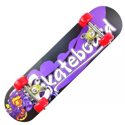 China New Design Youth 7 Game Maple Cheap Wholesale Custom Professional Outdoor Skateboards For Kids for sale