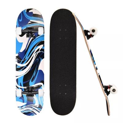 China Hot Sale Youth 2022 31 Inch Four Wheel Street OEM Wholesale Professional Outdoor Skateboards For Adult for sale