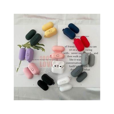 China Hot Selling Simple Business Silicone Earphone Case For Airpods Matte Frosted Earphone Case Cover for sale