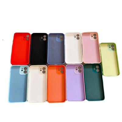 China Shockproof Color Silicone Couple For Phone Case Soft Case For iPhone12/11 xr for sale