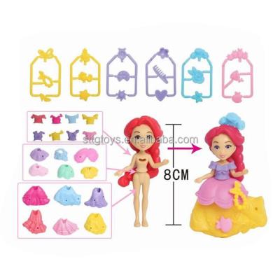 China Cartoon Toys OEM Game Girl Toys Princess Dolls Stuffed Doll Toys DIY Cute Educational Changing Baby - Doll Set I for sale