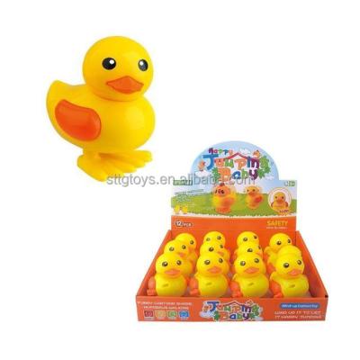 China Cartoon Toys Amazon Top Selling New Product Simulation Jumping Wind Duck Children Gifts Education Up Toy Duck Candy And Toy for sale