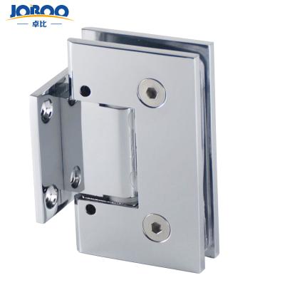 China Easy to install and durable hot sale factory direct full back plate shower hinge with radius corner frameless glass door hinges for for sale