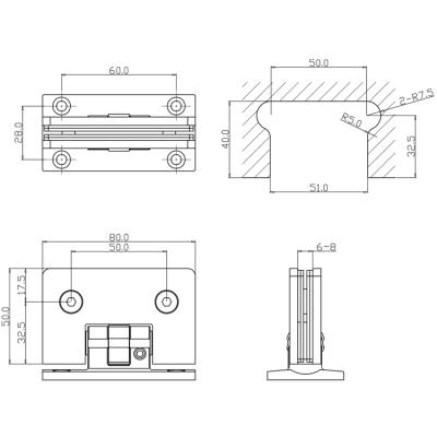 China Easy To Install And Durable Factory Directly Ensure Singapore Hinged Shower Unit Hinge Door Part for sale