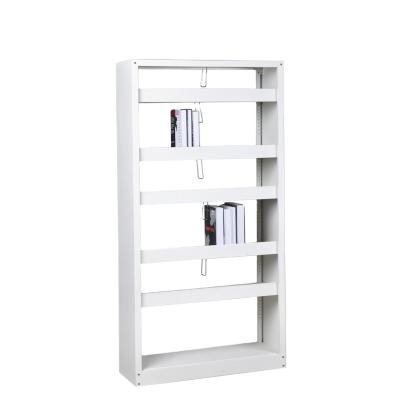 China Cheap Knocked-Down Steel Structure School Furniture Bookcase 6 Tier Metal Shelf for sale