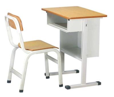 China School Sets Stackable Wooden School Custody Furniture MDF Desk And Chair for sale